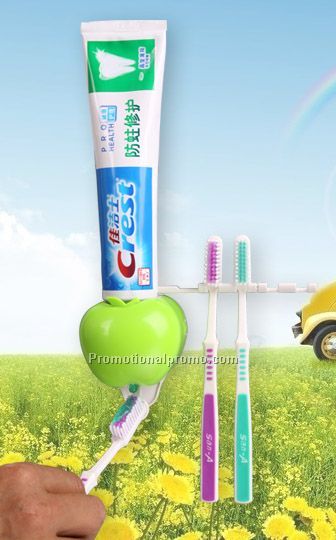 Apple shaped toothpaste squeezer