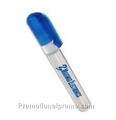 Pen-shaped liquid soap with logo