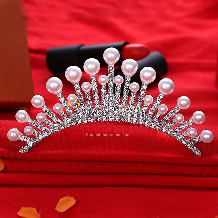 Promotional Pearls Tiaras Comb