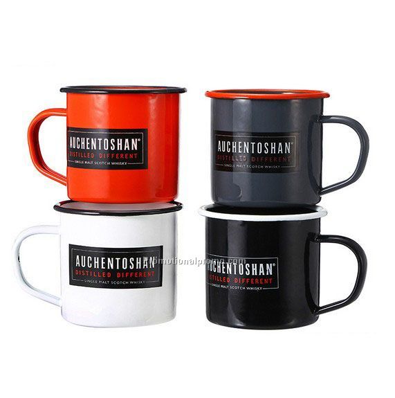 Customized enamel mug 8*8