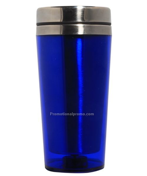 Blue travel mug