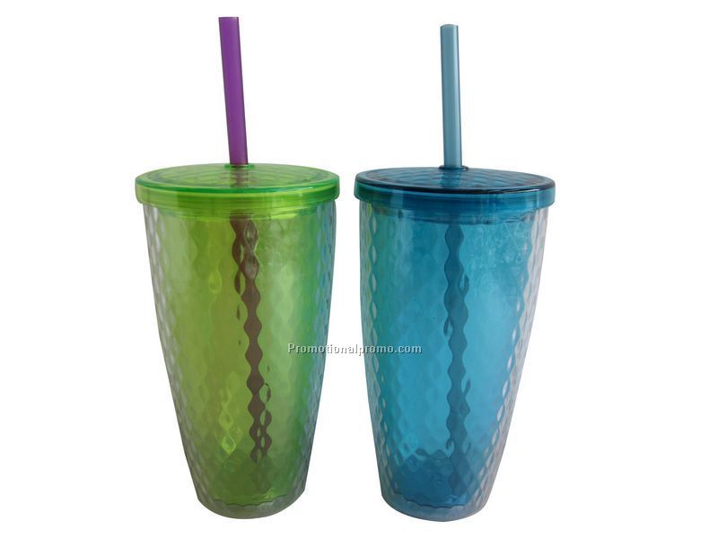 Double Wall Plastic Mug