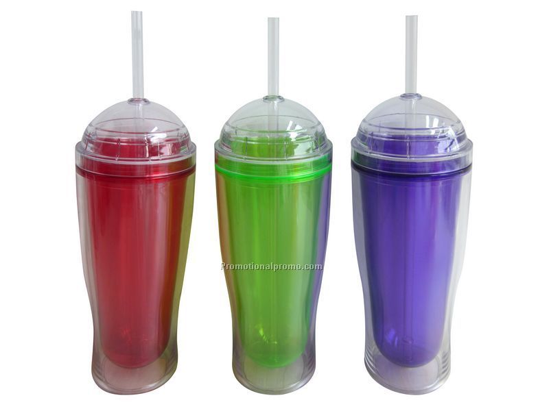 Plastic Double Wall Drinking Tumbler