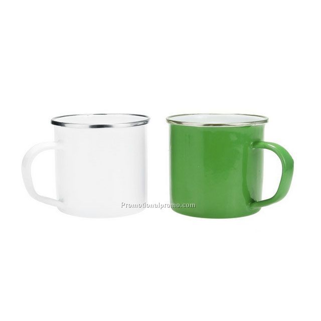 Custom enamel mug with printing