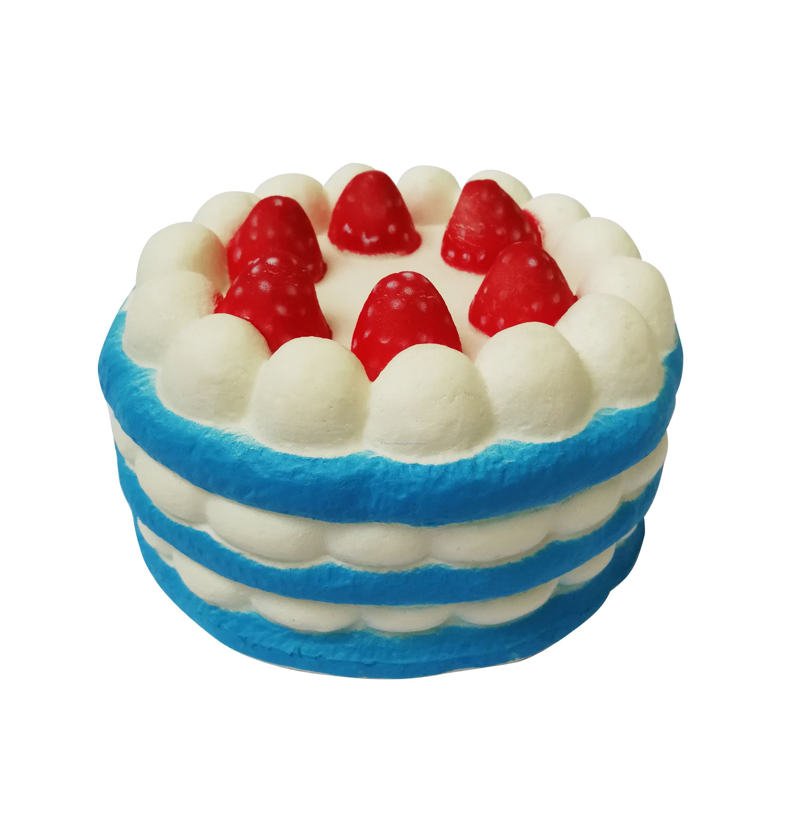 Super Slow Rising Strawberry Cake Toy Cream Cake PU Anti Stress Ball