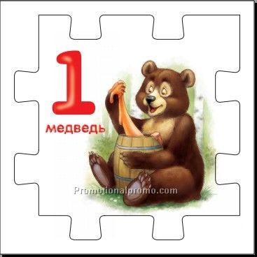 EVA puzzle by heat transfer printing