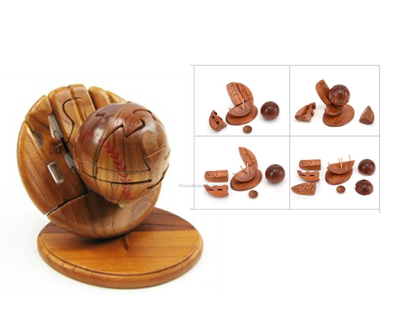 Wooden Baseball 3D Puzzle