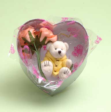 bear and rose for valentine's day
  
   
     
    