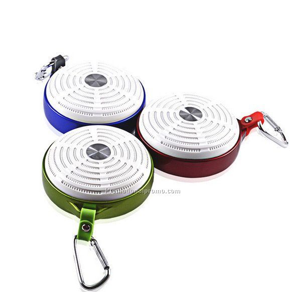 Tin shape FM auto scan radio with speaker and antenna