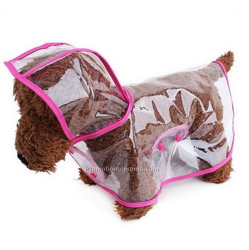 Transparent Puppy EVA Poncho