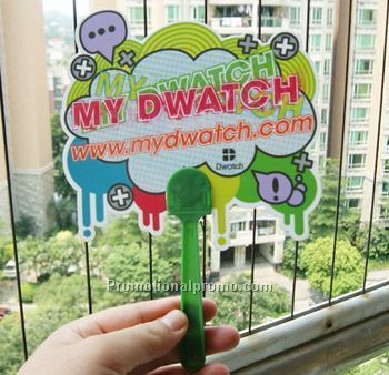 Customized Plastic Fan, Cheap Advertising Fans