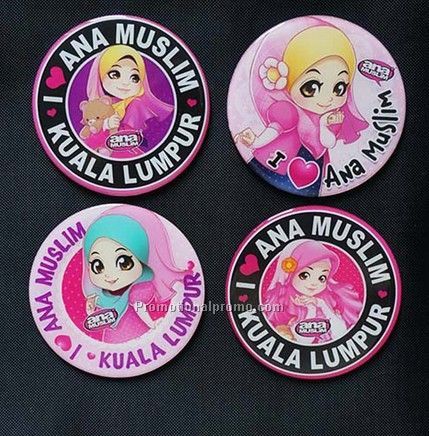 Cartoon PVC fridge magnet