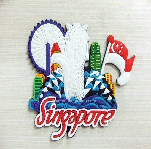 Hot PVC fridge magnet