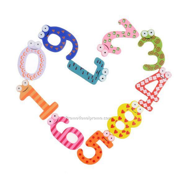 Creative wood fridge magnet