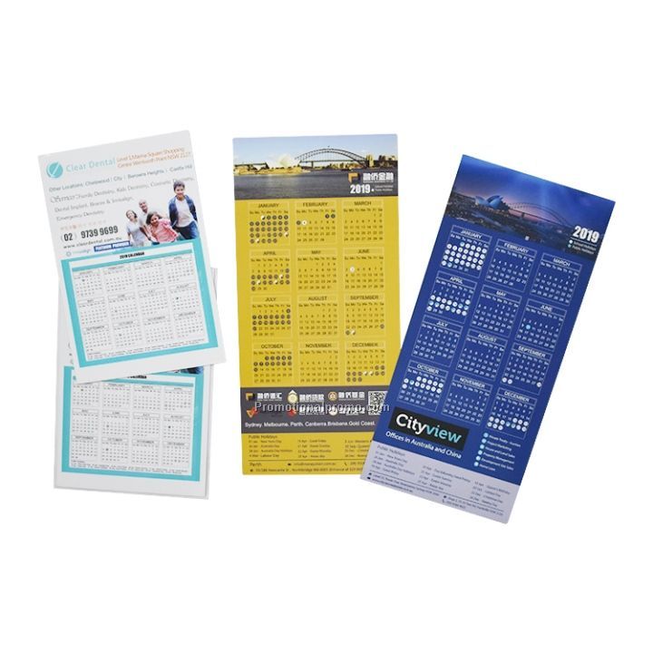 Advertising Promotional Magnetic Calendar Business Fridge Magnet