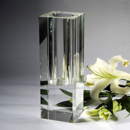 Crystal flower vase