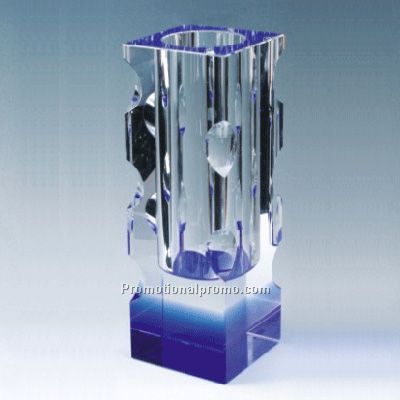 Crystal flower vase