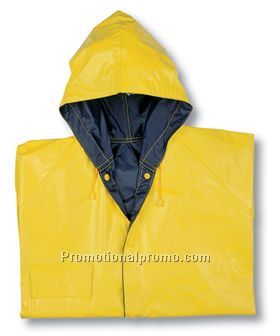 Reversible coloured raincoat