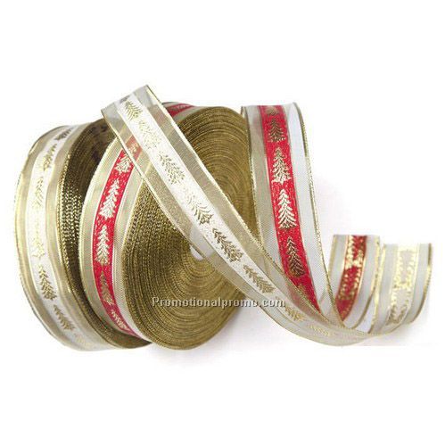 Promotional christmas colored ribbon
