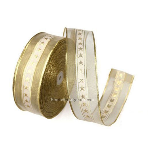 Promotional christmas colored ribbon