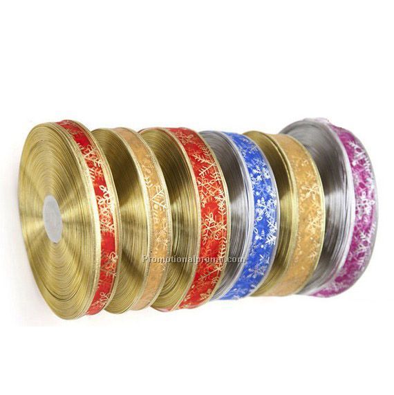 Colored christmas ribbon