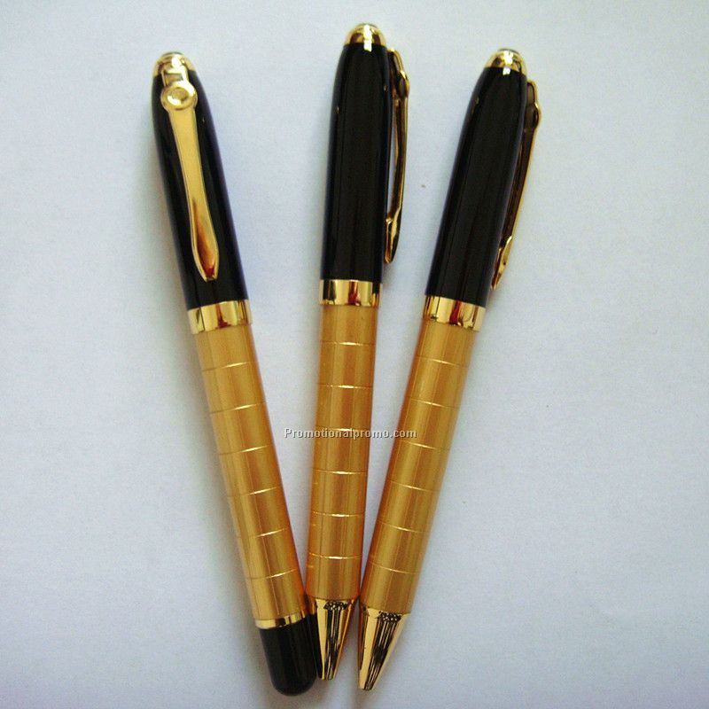 Roller ball pen, sign pen, brass pen