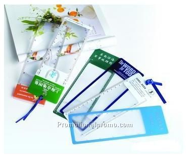 Bookmark with Magnifier & Ruler