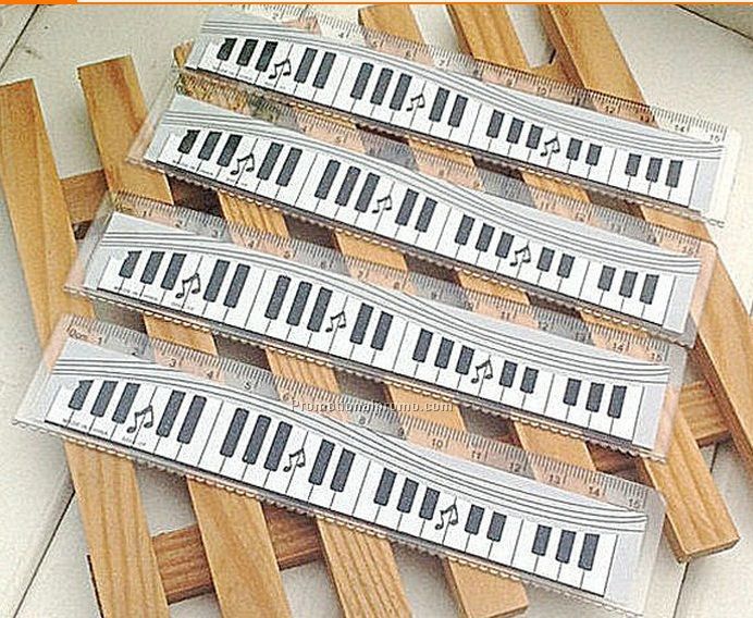 15cm plastic piano ruler