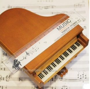 The accordion music note pattern ruler