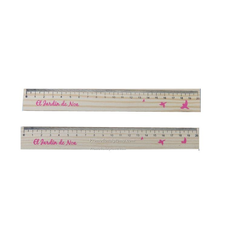 Customized wooden ruler