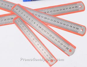 150mm  Straight Silk Screen Print Clear Ruler Metal Stainless Steel Rulers