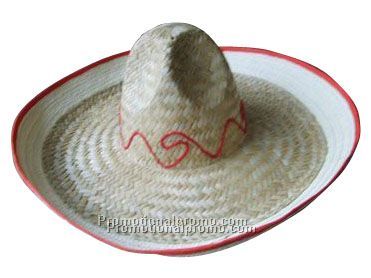 Mexican Seagrass Straw Sombrero Hat