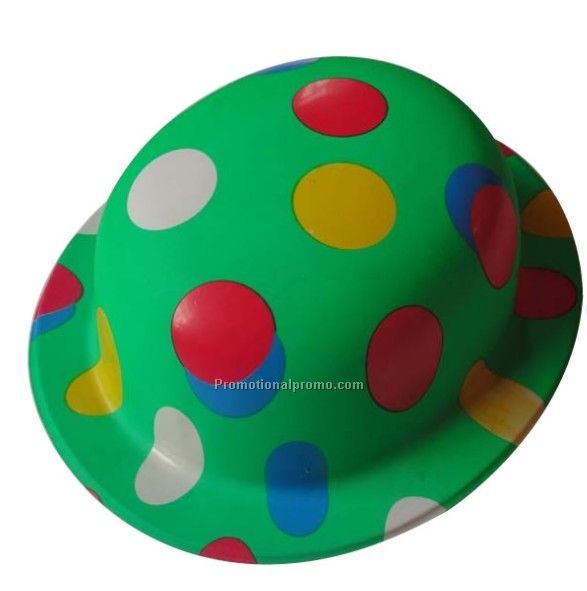 Spots printed Round hats