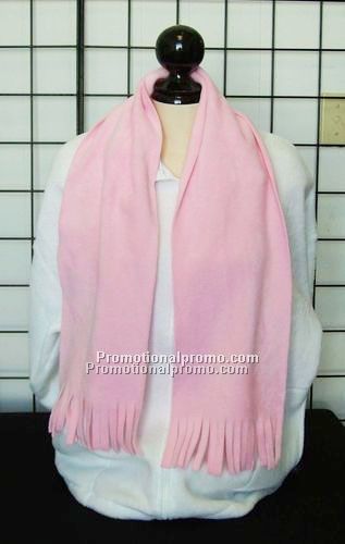 Fleece Scarf with Tassels