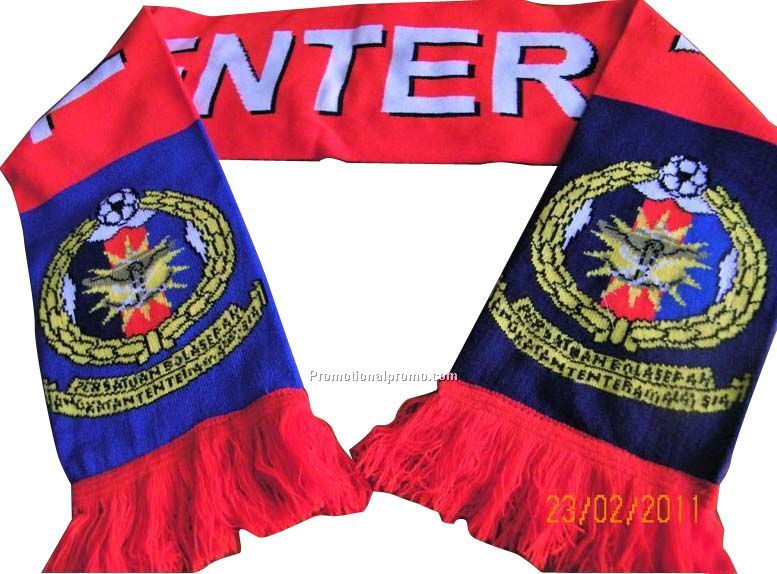 Knitted Football Team Scarf, Fashion sport scarf