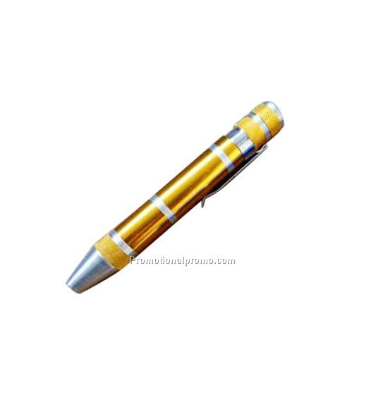 6-in-1 pen shaped pocket screwdriver