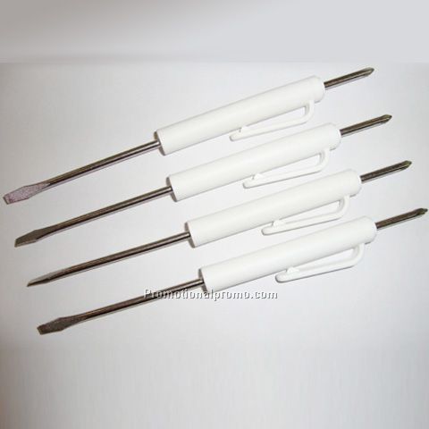 Reversible pocket screwdriver, Screwdriver with Pocket Clip