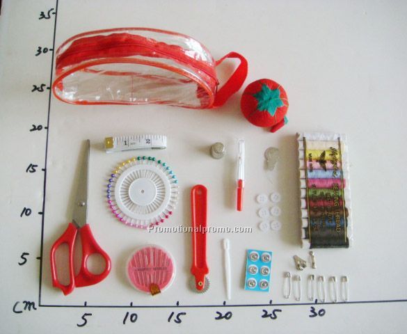 Customized sewing kit with pvc bag