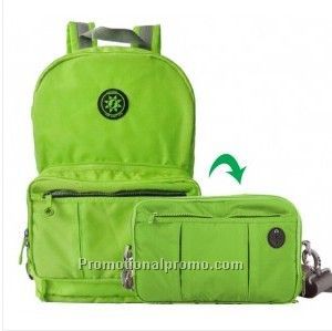 Factory folding backpack change shoulder bag