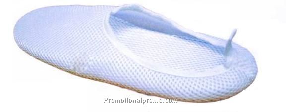 With anti slip textured foam soles and elasticated mesh shower shoe