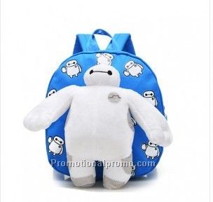 Xiamen port cartoon backpack with doll