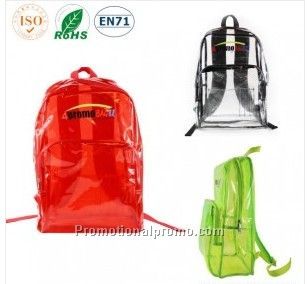PVC Clear School Backpack