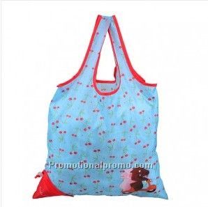 Reusable Folded Into a Strawberry Shopping Tote Bag