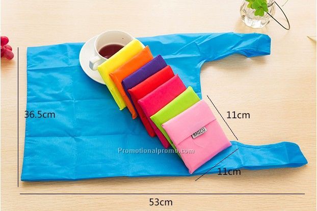 New style polyester folding shopping bag, fashion hand bag