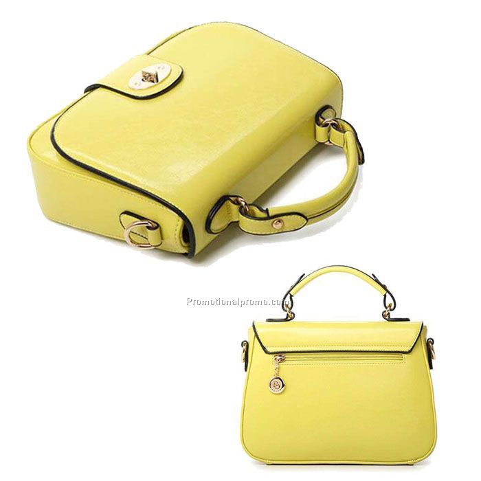 lady shoulder bag fashion handbag for girls pu leather handbag