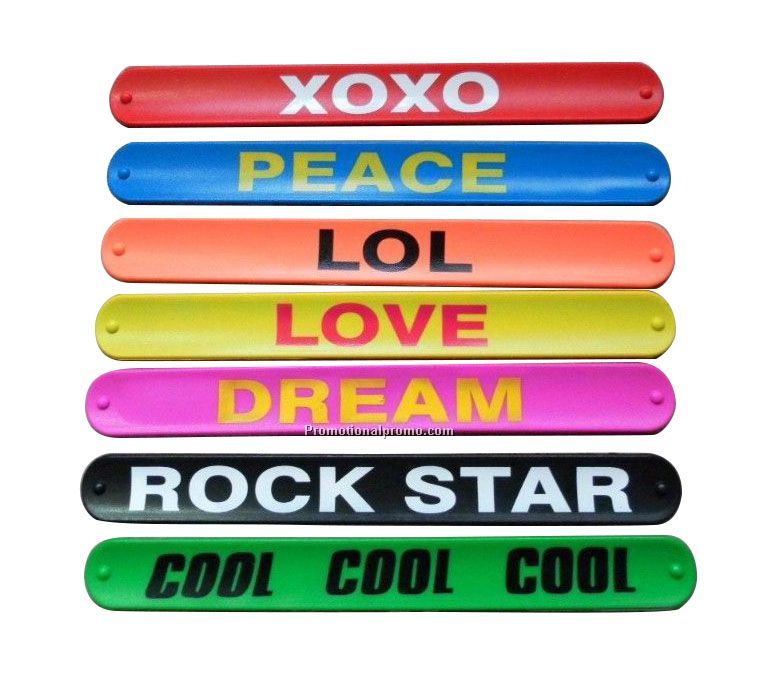 Reflective Slap Bracelet (silicone )