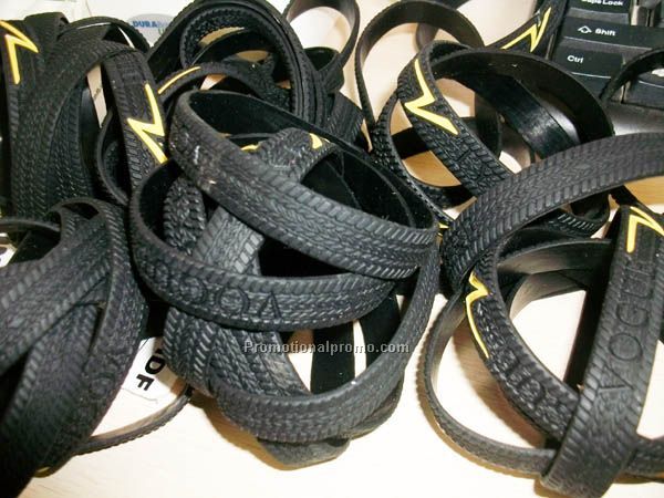 Wheel Silicone Bracelet, Silicone wheel bracelet