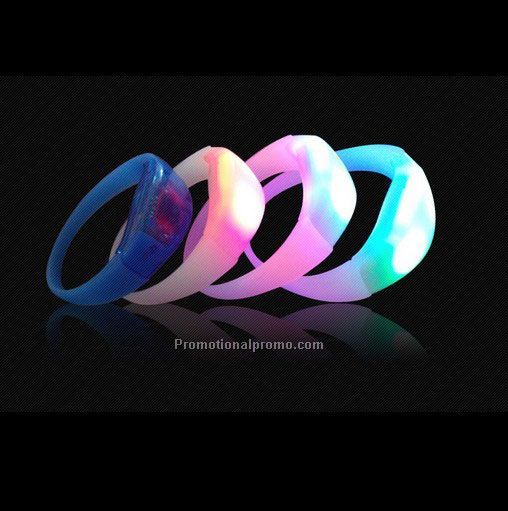 LED silicone bracelet