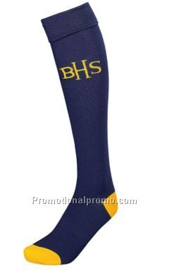 Colorful Anti Slip Athletic Cotton Absorbent Long Football Socks
