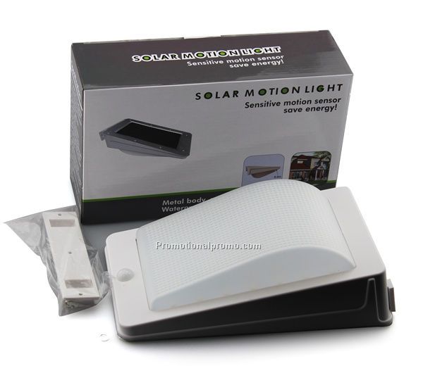 Solar motion sensor light